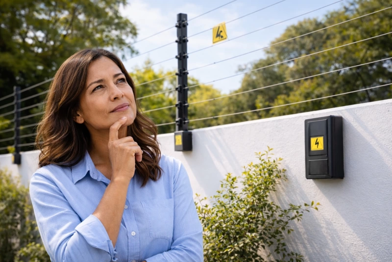 Cerco eléctrico residencial durabilidad óptima garantizada